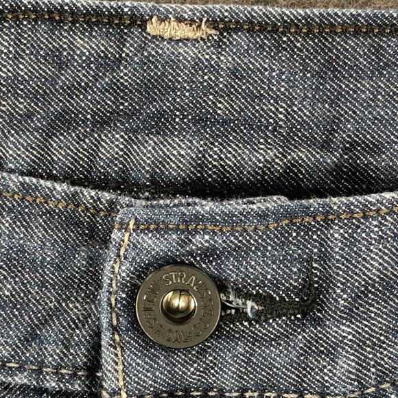Vintage Levis 559 Jeans Men 38x30 Blue Relaxed Straight Mid Rise Flap Pockets - Picture 9 of 16